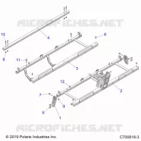 CHASSIS, SIEGE SUPPORTS