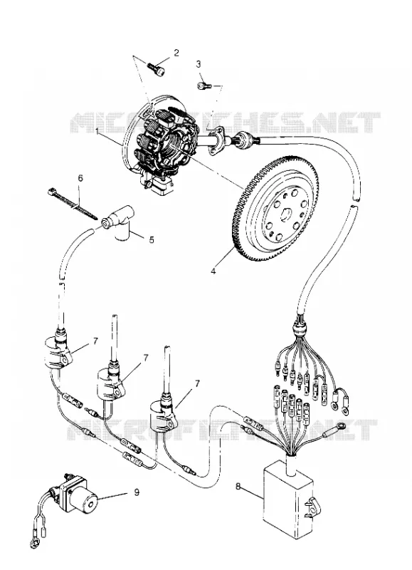 STATOR ASSEMBLY  SLT 750 B954170 (4930563056C006)
