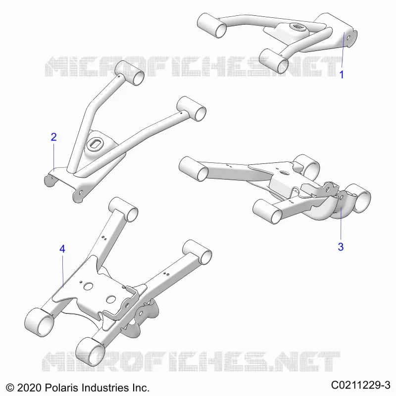 SUSPENSION ARRIERE CONTROL ARMS