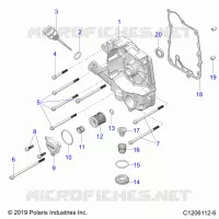 CARTERS MOTEUR COVER ASM, RIGHT