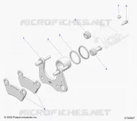 BRAKES, ETRIER DE FREIN AVANT