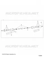 DRIVE TRAIN, HALF ARBRE DE TRANSMISSION ARRIERE