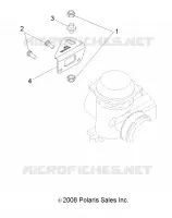 MOTEUR, CARBURATEUR BRACKET