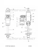 SUSPENSION, AMORTISSEUR AVANT TRACK, VELOCITY