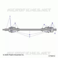 SYSTÃˆME DE TRANSMISSION, FRONT HALF SHAFT
