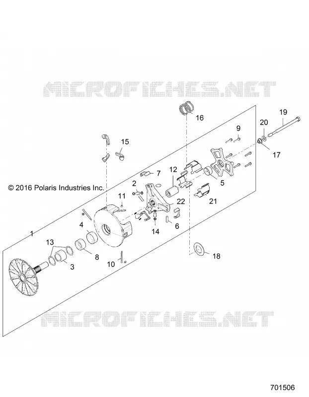 SYSTÈME DE TRANSMISSION, PRIMARY CLUTCH