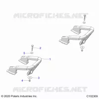 CARROSSERIE ARRIERE RACK, HANDGRIPS