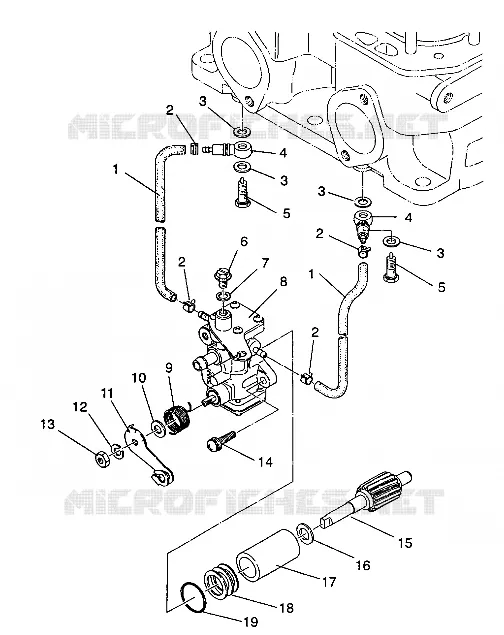POMPE A HUILE 500 EFI / 0930674 and  500 EFI SKS / 0930574 (4922962296035A)