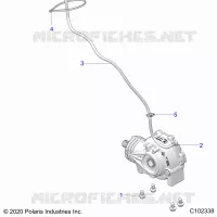 SYSTÃˆME DE TRANSMISSION, GEARCASE MOUNTING, FRONT