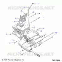 SYSTÃˆME DE TRANSMISSION, MAIN GEARCASE MOUNTING