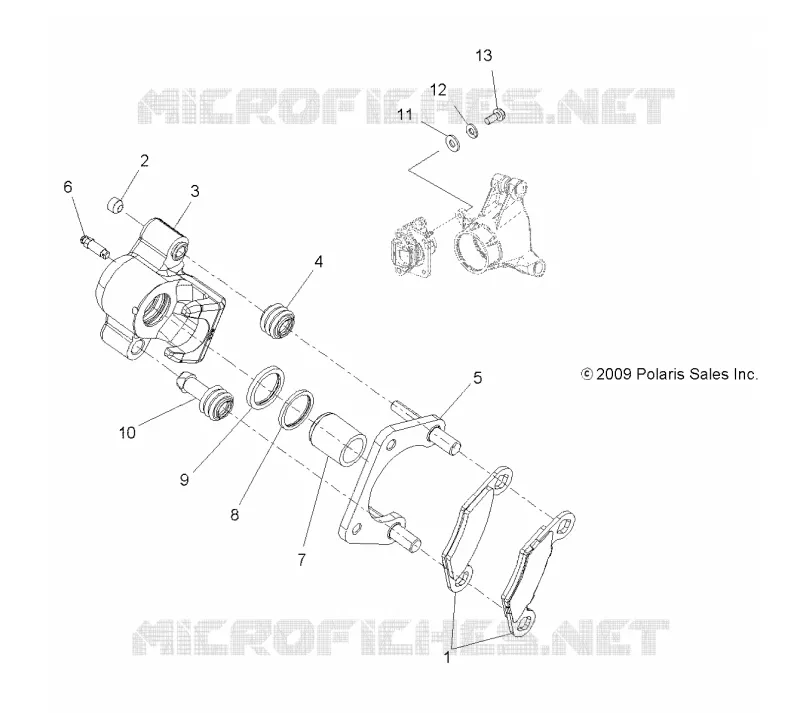 FREIN ARRIERE CALIPER