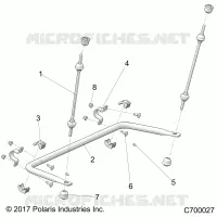 SUSPENSION, REAR BARRE STABILISATRICE