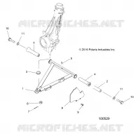 SUSPENSION, A-ARM AND SUPPORT MOUNTING