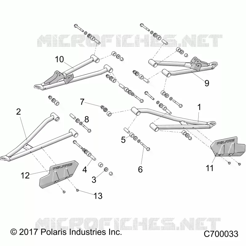 SUSPENSION AVANT CONTROL ARMS