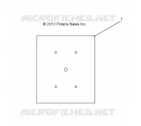 BATTERIE TRAY MAT, REAR