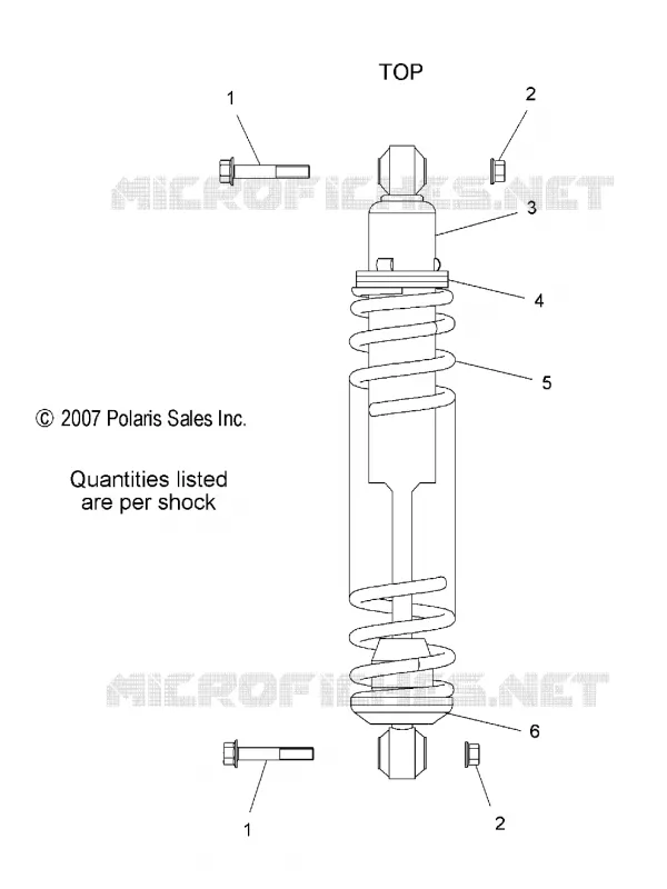 SUSPENSION, AMORTISSEUR IFS