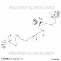 FREIN AVANT BRAKE LINE