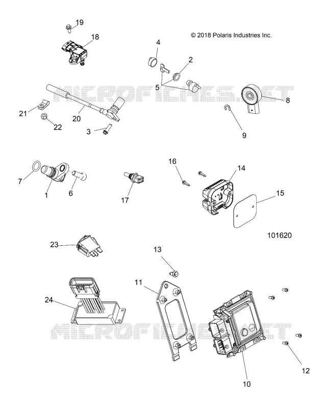 BOUTONS, SENSORS AND ECM
