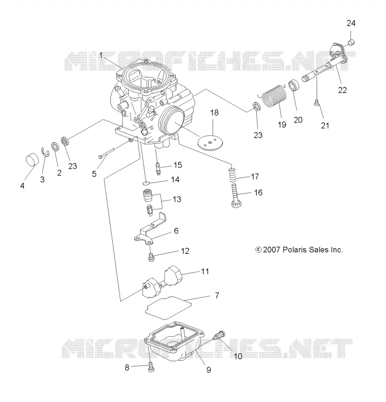 MOTEUR, CARBURATEUR, LOWER
