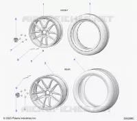 ROUES, FRONT AND REAR