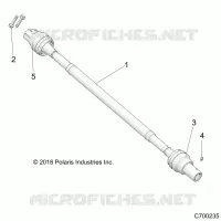 SYSTÃˆME DE TRANSMISSION, REAR PROP SHAFT