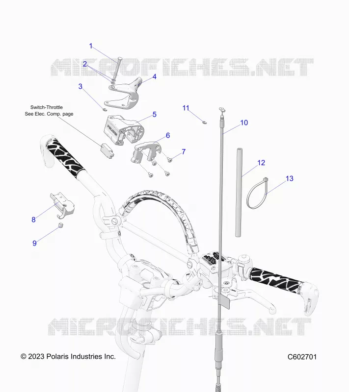 MOTEUR, THROTTLE CONTROL ASM.