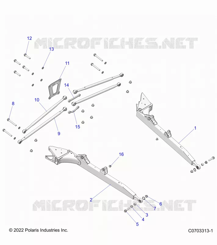 SUSPENSION ARRIERE CONTROL ARMS