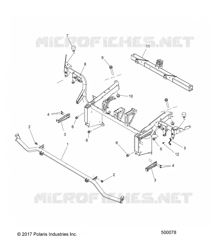 CHASSIS, FRONT FRAME ASM.