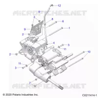 SYSTÃˆME DE TRANSMISSION, MAIN GEARCASE MOUNTING