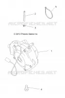 DRIVE TRAIN, FRONT SUPPORT PONT