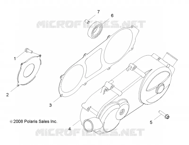 CARTERS MOTEUR COVER, LH