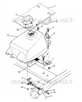 RESERVOIR A CARBURANT 2x4 400L W947540 (4926752675A011)
