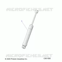 SUSPENSION, AMORTISSEUR ARRIERE TRACK (7045512)