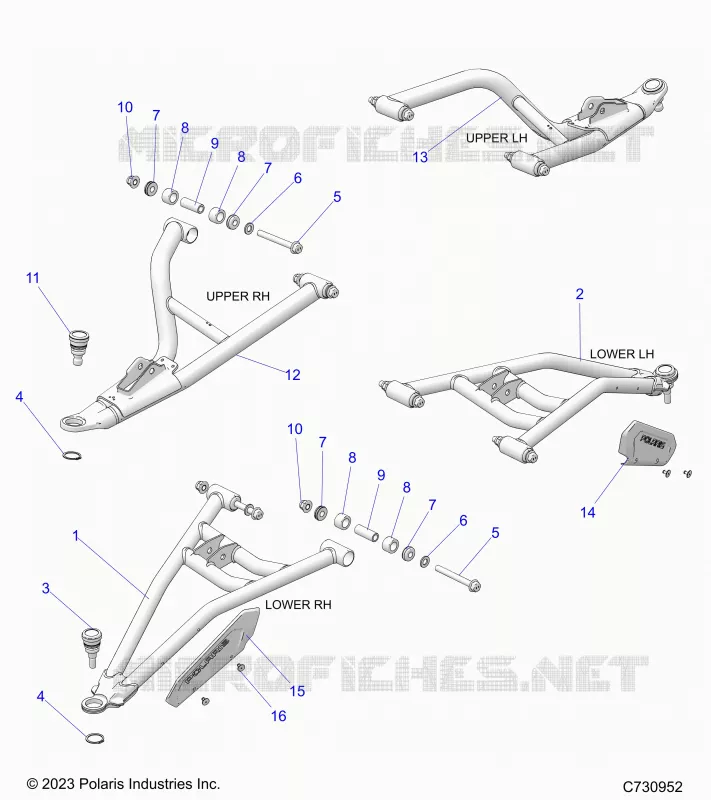 SUSPENSION AVANT CONTROL ARMS