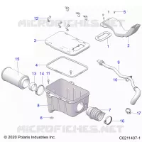 ENGINE, PRISE D'AIR SYSTEM
