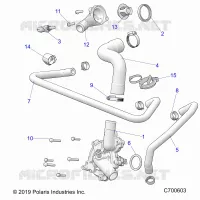 MOTEUR, WATERPUMP AND BYPASS