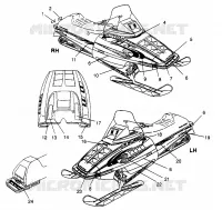 EMBLEMES XLT 0970756, XLT SKS 0970556, and XLT RMK 0970956 (4937693769A012)