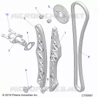 CHAINE DE DISTRIBUTION AND TENSIONER