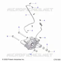 SYSTÃˆME DE TRANSMISSION, FRONT GEARCASE MOUNTING
