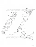 SUSPENSION ARRIERE SHOCK MOUNTING