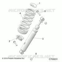 SUSPENSION AVANT SHOCK MOUNTING