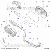 SYSTÃˆME DE TRANSMISSION, CLUTCH COVER AND DUCTING