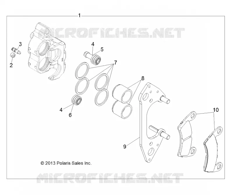 FREIN AVANT CALIPER