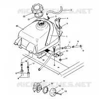 RESERVOIR A CARBURANT XPLORER 4X4 W959140 (4930223022A014)