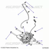 SYSTÃˆME DE TRANSMISSION, FRONT GEARCASE MOUNTING