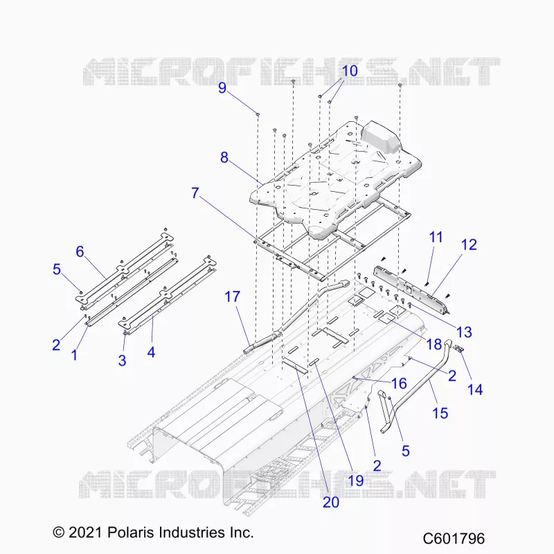 CHASSIS, REAR ASM.