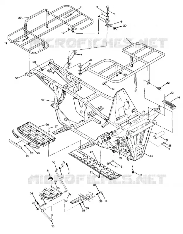 CHASSIS WITH RACKS UPDATED 5/90 (4917731773003A)