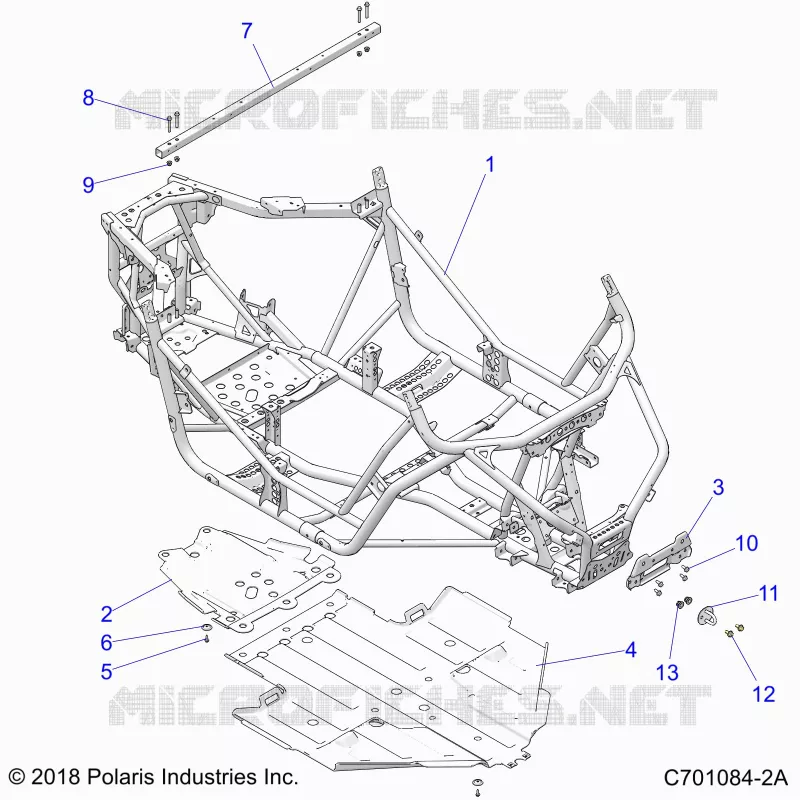CHASSIS, MAIN FRAME AND SKID PLATE