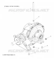 PONT, MOUNTING, REAR (BUILT AFTER 1/15/07)