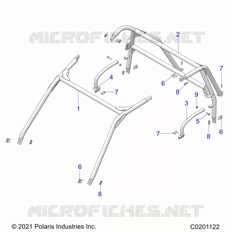 CHASSIS, CAB CADRE